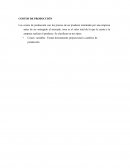 Costos de producción de productos terminados