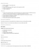 Ejemplo de de curriculum vitae