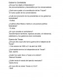 Historia mexicana - Gobierno Centralista