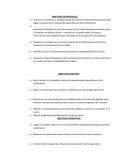 Ejemplo de planteamiento de objetivos estratégicos