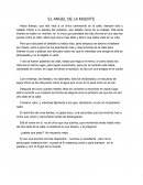 Relato el angel de la muerte