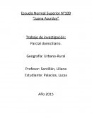 Que es el Urbano rural