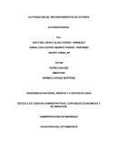 Actividad inicial Reconocimientos de actores. Estrategias empleadas por Almacenes Éxito