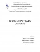 UN NUEVO INFORME PRÁCTICA DE CALDERAS