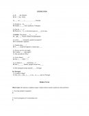 Ejercicios de Portugués. (lección nro. 1)