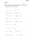 Práctica de reacciones química