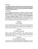 Modelo para demanda de divorcio