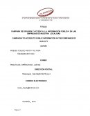 CAMPAÑA DE DIFUSION Y ACCESO A LA INFORMACION PÚBLICA EN LAS EMPRESAS DE NUESTRA LOCALIDAD