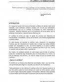 Meterle psicología a la vida, es dialogar con los problemas, negociar con los conflictos y concertar la convivencia con tolerancia.