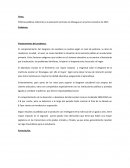 Políticas públicas referentes a la educación primaria en Managua en el prime semestre de 2015.