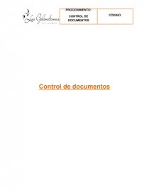 Desarrollar, mantener y controlar la documentación de origen interno y externo. Página 1