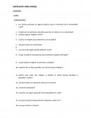 Entrevista para comunida de padres