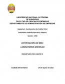 Certificación ISO Microlab