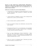 REALICE UN FODA (FORTALEZAS, OPORTUNIDADES, DEBILIDADES Y AMENAZAS) EN RELACION AL PROCESO EDUCATIVO QUE USTED LLEVA ACABO EN SU UNIDAD EDUCATIVA CON SUS ESTUDIANTES EN EL SUBSECTOR QUE IMPARTE