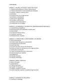 Contenidos de curso Comportamiento Organizacional