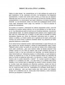 ENSAYO DE LA OLA, ÉTICA Y LA MORAL.