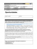 Identificar una oportunidad en el entorno,