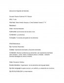 Secuencia didáctica tema alimentación