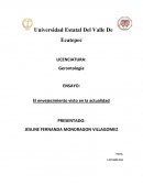 El envejecimiento visto en la actualidad