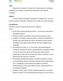 Utilización de simulador “El hombre móvil” dada la posición, velocidad y aceleración de un objeto y calcular éstas mediante las ecuaciones de cinemática.