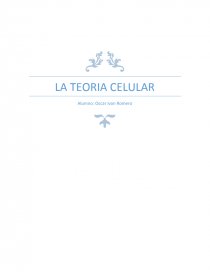 Teoria celular el concepto común. Página 1