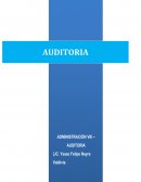 CUADROS COMPARATIVOS SOBRE AUDITORIA