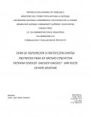 PLAN DE PREVENCION Y PROTECCION CONTRA INCENDIOS PARA LA UNIDAD EDUCATIVA PRIVADA COLEGIO “GALILEO GALILEI” SAN FELIX ESTADO BOLIVAR