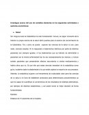 El uso de variables aleatorias