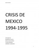 CRISIS DE MEXICO 1994-1995