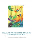 Educación artistica y su importancia en el desarrollo humano