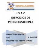 Ejerciscos para parcial de de programacion