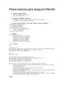 Seguridad paso a paso en Mikrotik