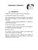 Triangulación Topográfica