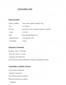 Ejemplo de curriculum Jhetro Andres Claudio Caimanque Vega