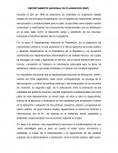 DEPARTAMENTO NACIONAL DE PLANEACIÓN (DNP) COLOMBIA