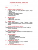 INFORME DE INTELIGENCIA DE MERCADOS