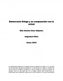 Democracia Griega y su comparación con la actual