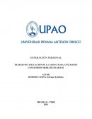 TRABAJO DE APLICACIÓN DE LA ASIGNATURA ANÁLISIS DE CONTENIDOS MEDIÁTICOS 2015-01