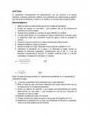 Práctica Física: Experimentos con los cilindros y el líquido (alcohol),