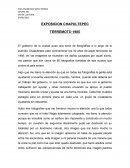 EXPOSICION CHAPULTEPEC TERREMOTO 1985