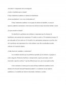 Actividad 3. Componentes de la investigación