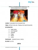 ESTRUCTURA DEL TRABAJO DE INVESTIGACIÓN