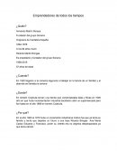 Emprendedores de todos los tiempos