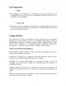 Código de ética en la ingeniería
