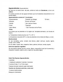 Información de Aguascalientes. Página 1