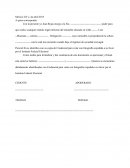 Modelo de una carta poder