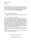 Modelo de aviso de despido