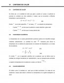 CANTIDAD DE CALOR CAPACIDAD CALORÍFICA