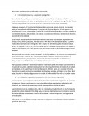 Principales problemas demográficos del subdesarrollo