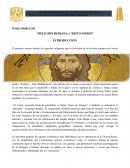 RELIGIÓN ROMANA: CRISTIANISMO